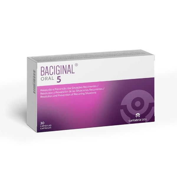 Baciginal Oral 5 30 cáps.