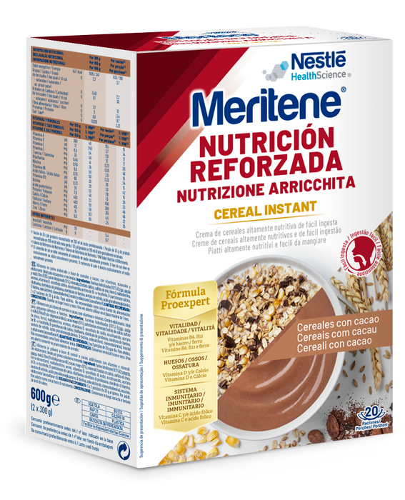Nestlé Meritene Cereal Instant 2x300gr.