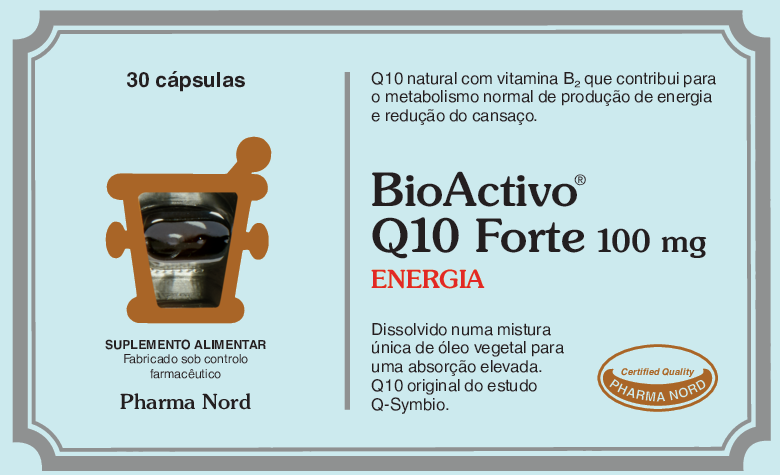 BioActivo Q10 Forte 100mg Cápsulas