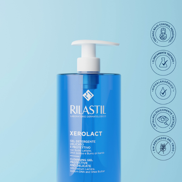 Rilastil Xerolact Gel Duche Lavante Pele Seca Prurido 1000ml Preço Especial
