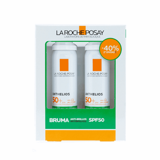 La Roche Posay Anthelios Bruma Anti-Brilho SPF50 Pack Duplo - 40% Desc. 2ª Unid.