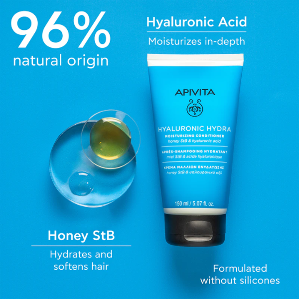 Apivita Hyaluronic Hydra Moisturizing Conditioner 150ml
