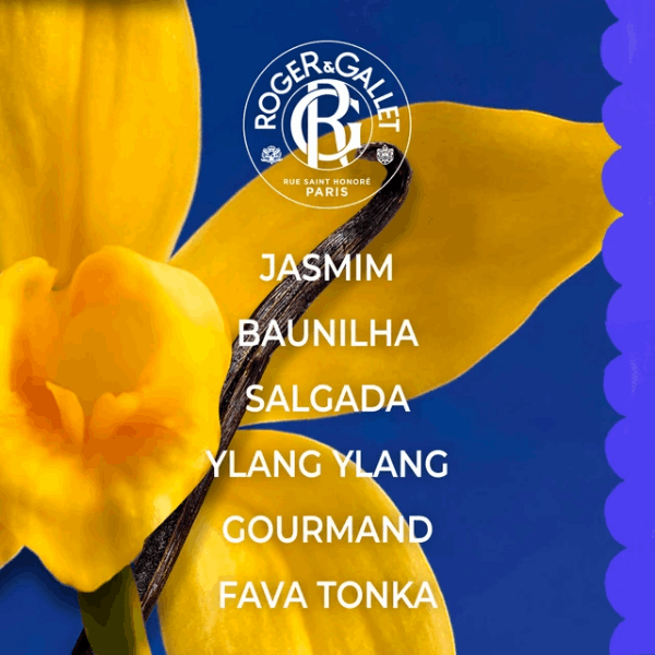 Roger&Gallet Vanille Soleil Perfume Sólido Bem-Estar Baunilha 5gr.