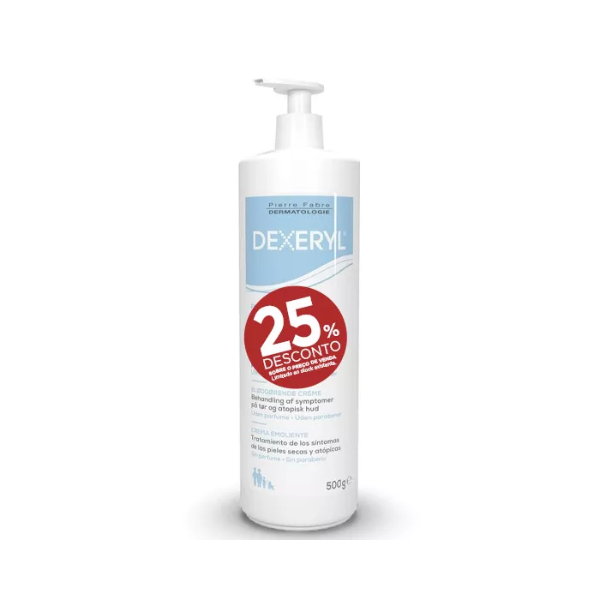 Dexeryl Creme Emoliente Pele Seca e Atópica 500g -25% Desc.