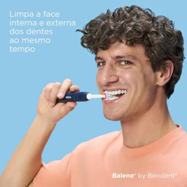 Bexident Balene Escova Dentes Elétrica Duotech Sonic Azul