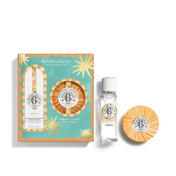 Roger&Gallet Coffret Néroli Água Perfumada 30ml + Oferta Sabonete 100gr.