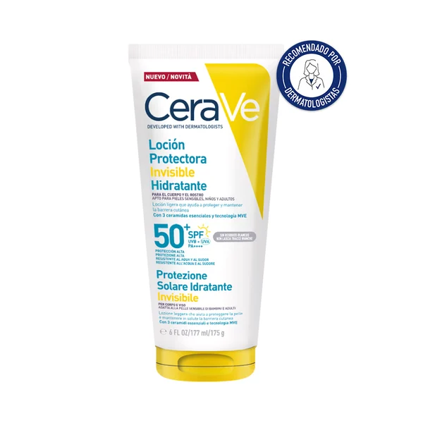 CeraVe Protetor Solar Invisível Hidratante Rosto & Corpo FPS50+