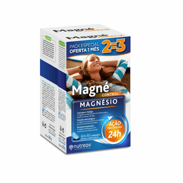 Nutreov Magné Control Suplemento Magnésio Stress Fadiga 24H