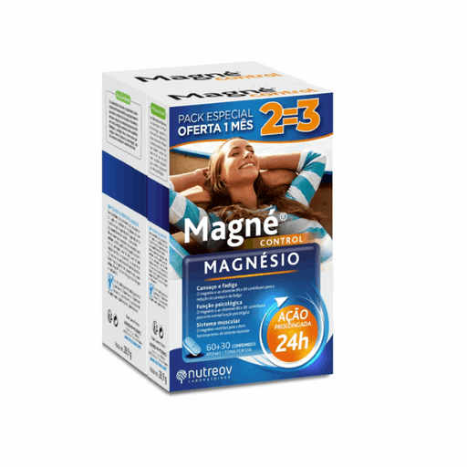 Nutreov Magné Control Suplemento Magnésio Stress Fadiga 24H