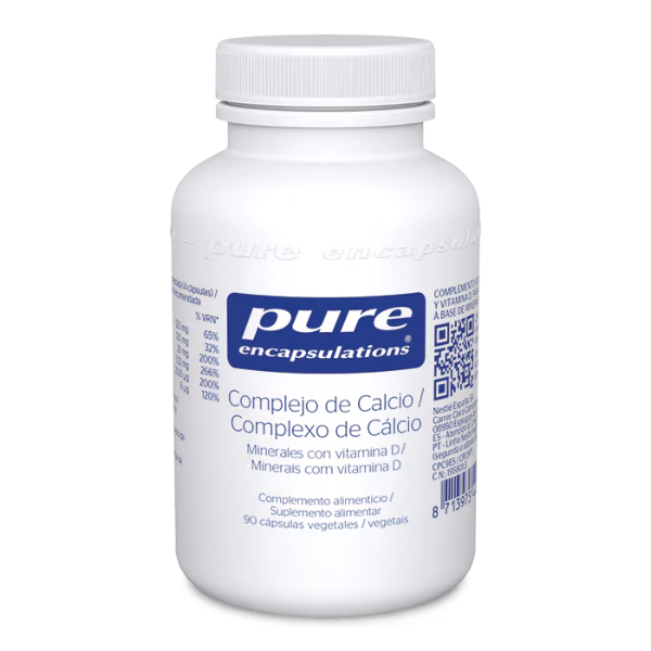 Pure Encapsulations Complexo Cálcio Minerais c/Vitamina D3 90cp.