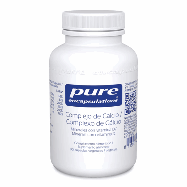 Pure Encapsulations Complexo Cálcio Minerais c/Vitamina D3 90cp.