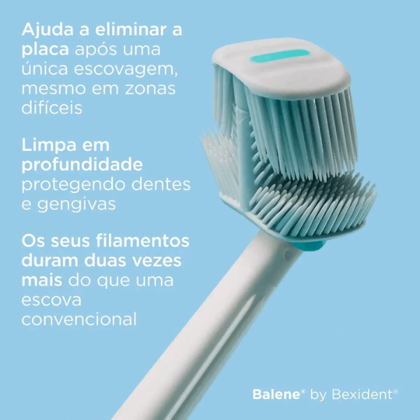 Bexident Balene Duotech Recargas Cabeças Substituição Dureza Suave x2