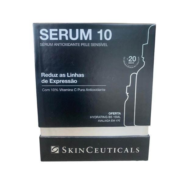 SkinCeuticals Coffret Primeiras Rugas Serum 10 + Oferta Hydrating B5 15ml