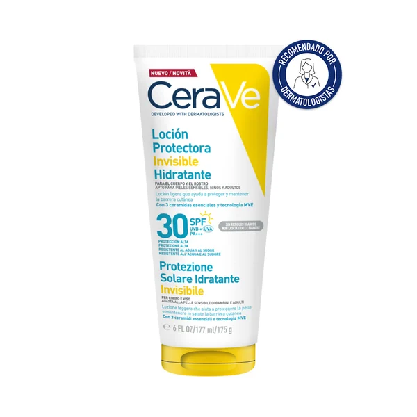 CeraVe Protetor Solar Invisível Hidratante Rosto & Corpo FPS30
