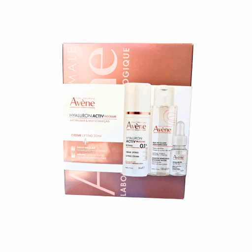 Avène Hyaluron Activ Procedure Kit Rugas & Correção Creme Lifting 30ml + OFERTA Água Micelar 100ml e Sérum 10ml
