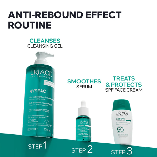 Uriage Hyséac 3-Regul+ Cuidado Global Anti-Imperfeições SPF50+ 40ml