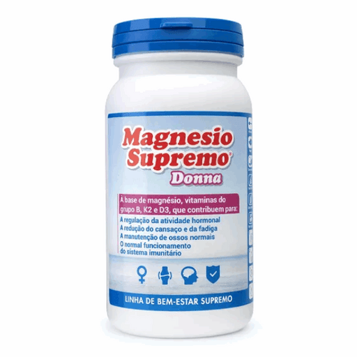 Magnesio Supremo Donna Cansaço Fadiga Bem-Estar Mulher Pó 150gr. + OFERTA Shaker
