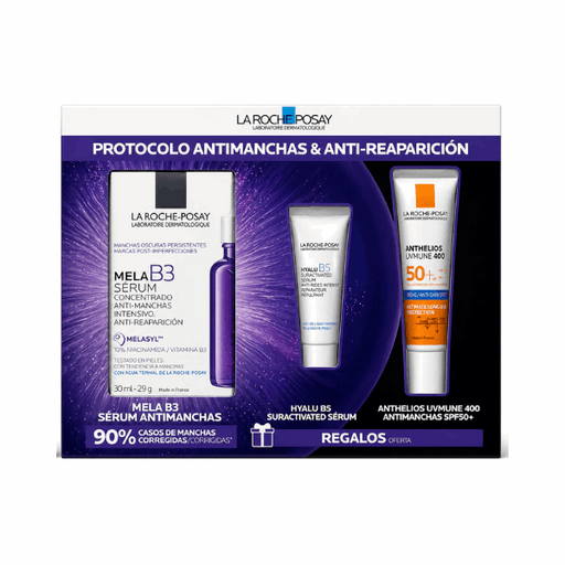 La Roche Posay Coffret Protocolo Antimanchas Intensivo Mela B3 Sérum + OFERTA Minis