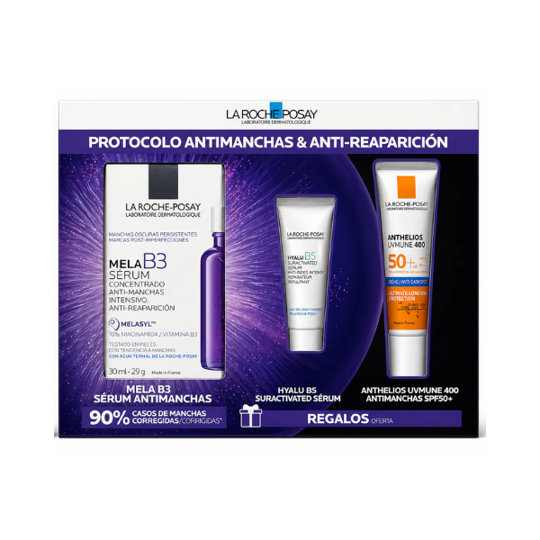 La Roche Posay Coffret Protocolo Antimanchas Intensivo Mela B3 Sérum + OFERTA Minis