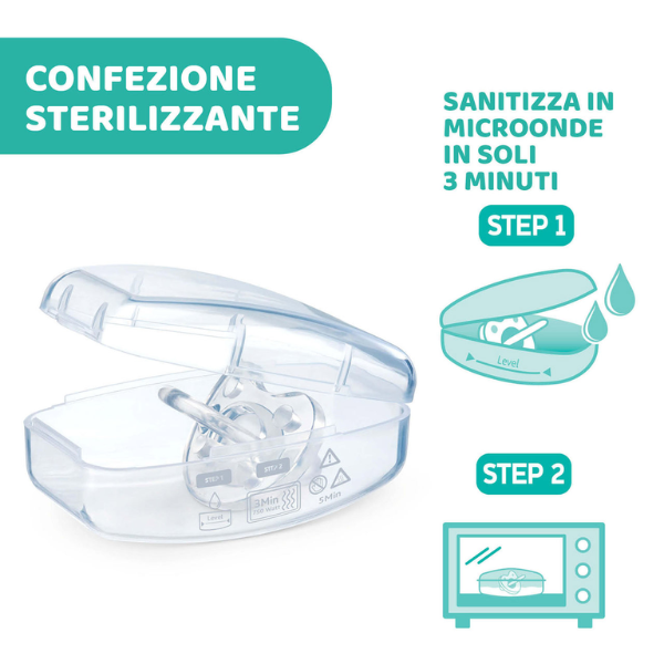 Chicco Chucha Chupeta Physioforma Luxe 2-6M 1un.