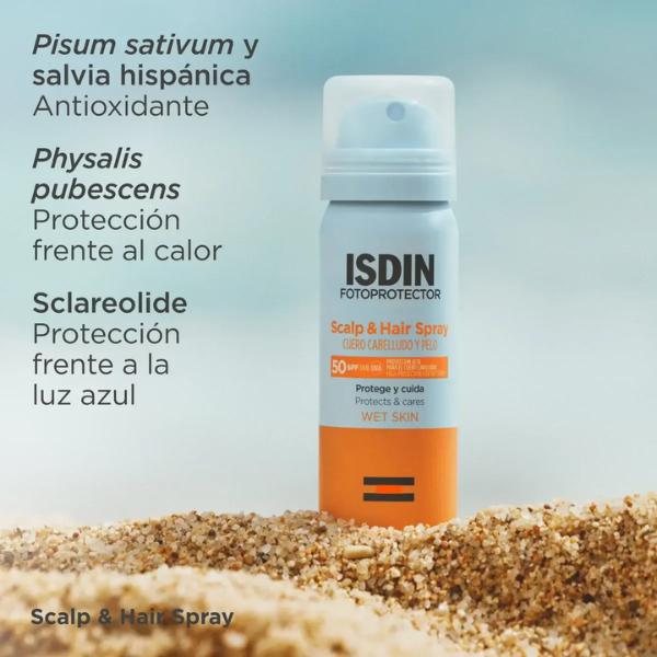 Isdin Fotoprotetor Scalp&Hair Spray Solar Couro Cabeludo e Cabelo FPS50 30ml