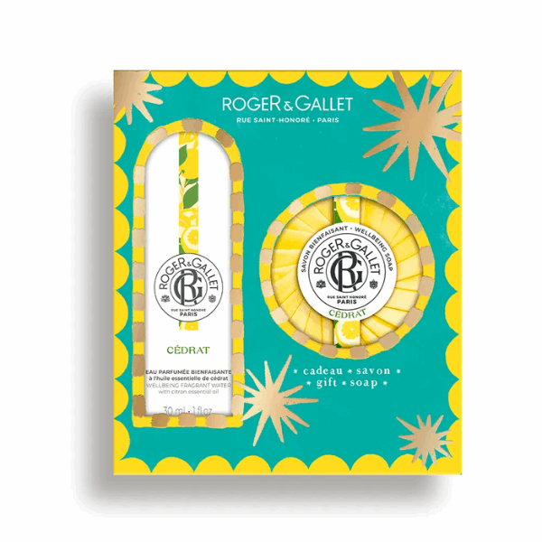Roger&Gallet Cédrat Água Perfumada 30ml + Oferta Sabonete 100gr.