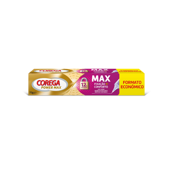 Corega Max Fixação+ Selamento Creme Fixador Próteses Dentárias