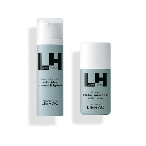 Lierac Homme Coffret Fluido Antienvelhecimento 50ml + OFERTA Desodorizante 50ml