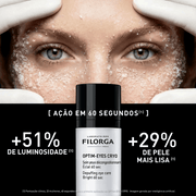Filorga Optim-Eyes Cryo Cuidado Olhos Inchaço Olheiras 60 Segundos 15ml