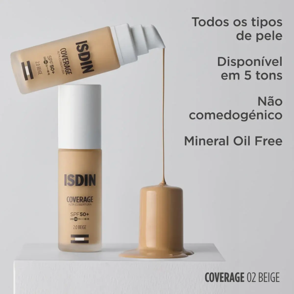 Isdin Coverage Base Maquilhagem c/Proteção Solar FPS50+ 30g