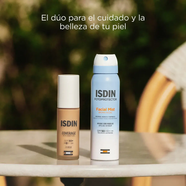 Isdin Fotoprotetor Solar Facial Mist Bruma Facial Invisível FPS50 100ml