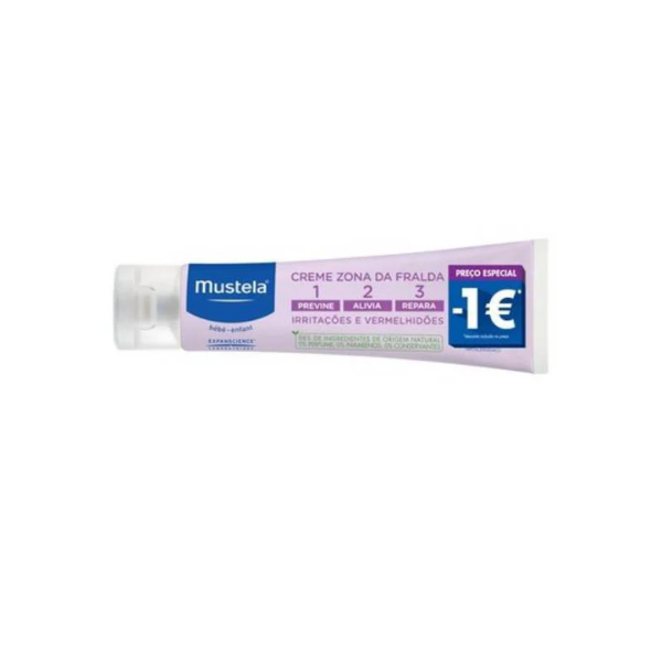 Mustela Creme Zona da Fralda 123 50ml Desconto 1€ Incluído