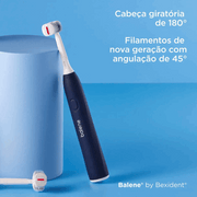 Bexident Balene Escova Dentes Elétrica Duotech Sonic Azul