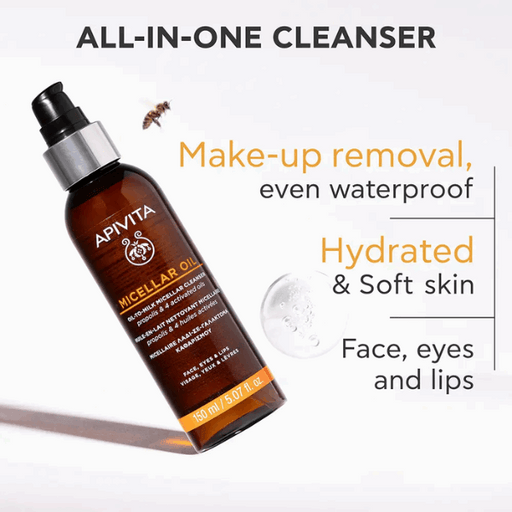 Apivita Óleo Leite Micelar Limpeza Rosto & Olhos 150ml
