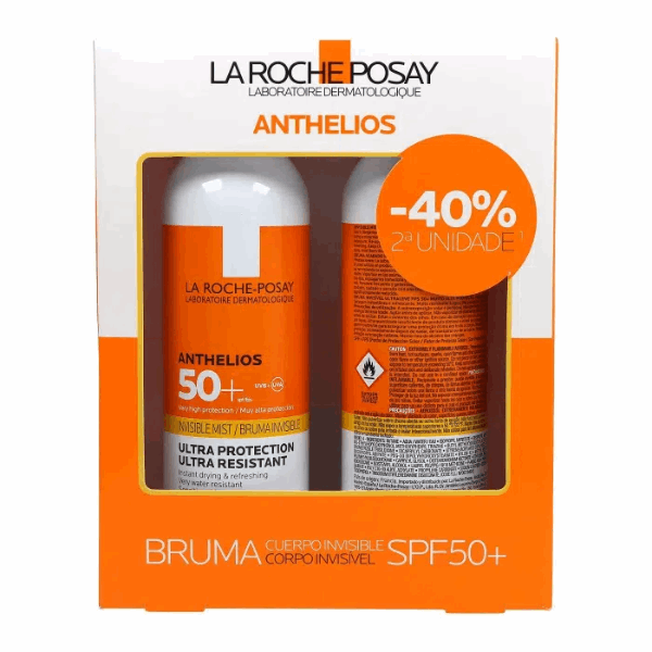 La Roche Posay Anthelios Bruma Invisível SPF50+ Pack Duplo - 40% Desc. 2ª Unid.