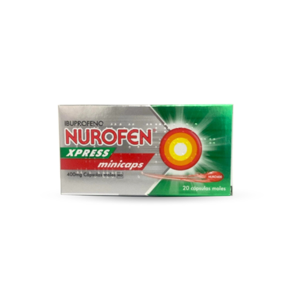 Nurofen Xpress Minicaps MG 400mg 20 cáps. moles