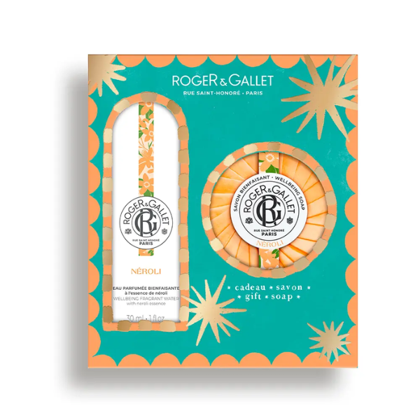 Roger&Gallet Coffret Néroli Água Perfumada 30ml + Oferta Sabonete 100gr.