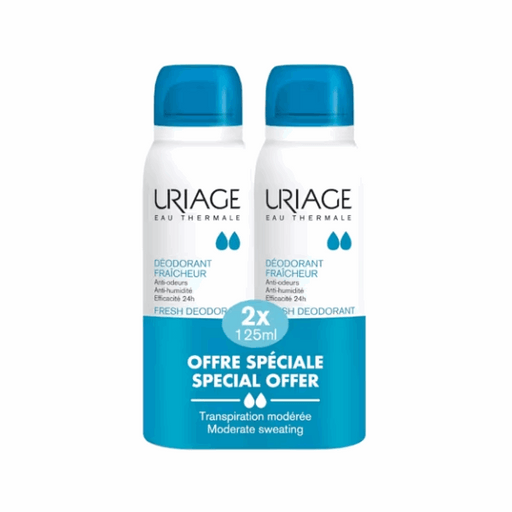 Uriage Desodorizante Spray Frescura Pack Duplo 2x125ml Oferta Especial