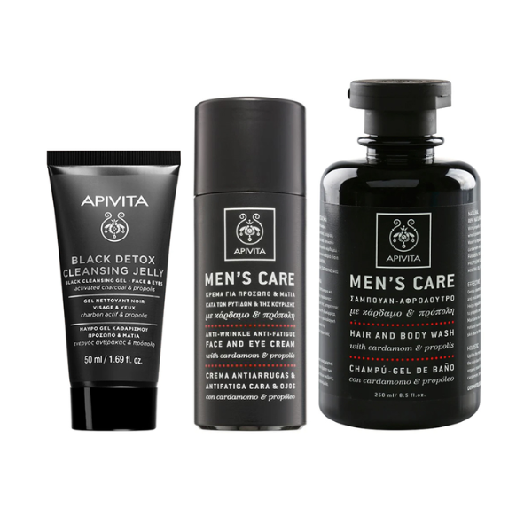 Apivita It's A Man's World Coffret Homem Limpeza & Hidratação