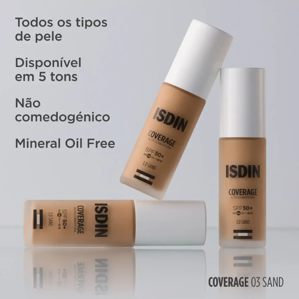 Isdin Coverage Base Maquilhagem c/Proteção Solar FPS50+ 30g