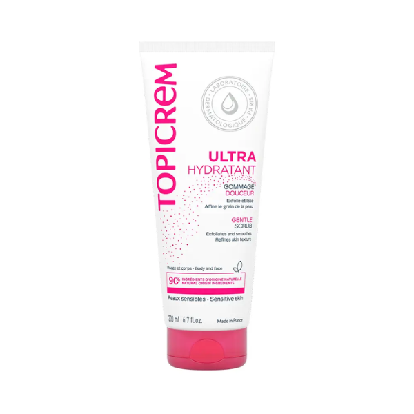 Topicrem UH Ultra-Hidratante Gel Esfoliante Suave Pele Seca 200ml