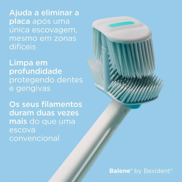 Bexident Balene Escova Dentes Elétrica Duotech Sonic Aqua Marinho
