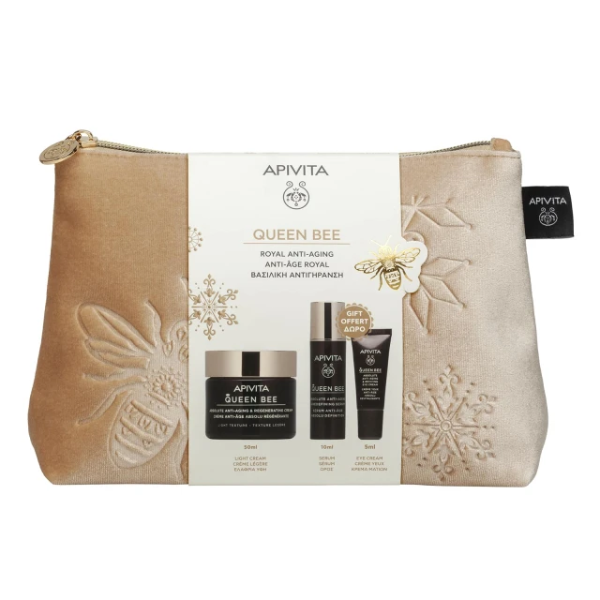 Apivita Queen Bee Coffret Anti-Idade Envelhecimento (c/Creme Ligeiro)