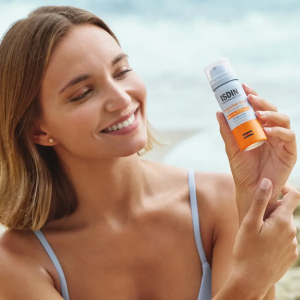 Isdin Fotoprotetor Scalp&Hair Spray Solar Couro Cabeludo e Cabelo FPS50 30ml