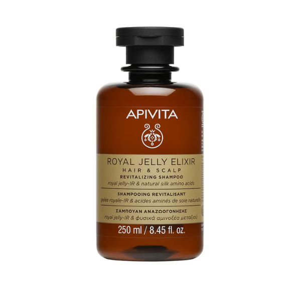 Apivita Royal Jelly Elixir Champô Revitalizante Cabelo e Couro Cabeludo 250ml