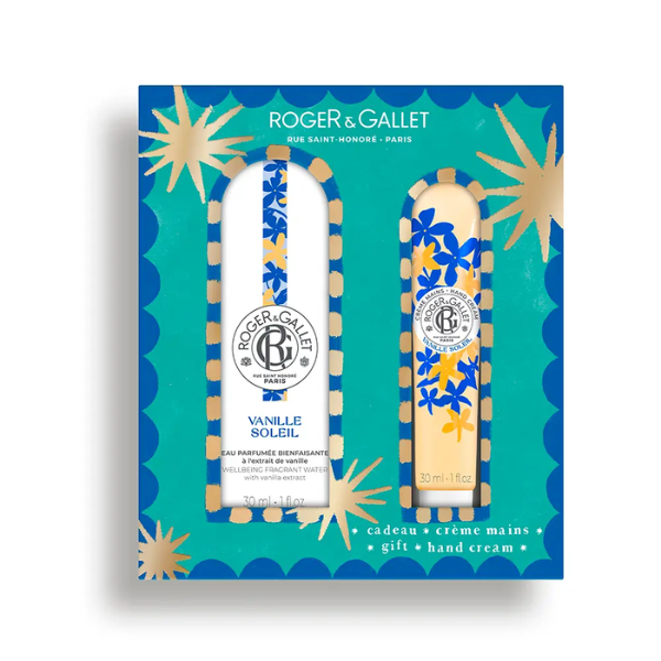Roger&Gallet Coffret Vanille Soleil Água Perfumada 30ml + Oferta Creme Mãos 30ml