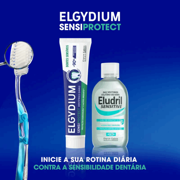 Elgydium Sensiprotect Gel Dentífrico Diário Dentes Sensíveis Esmalte 75ml