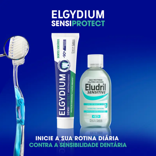 Elgydium Sensiprotect Gel Dentífrico Diário Dentes Sensíveis Esmalte 75ml
