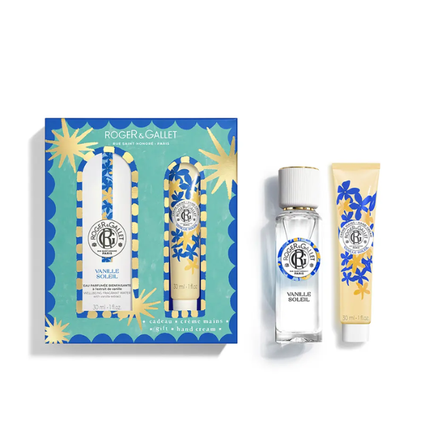 Roger&Gallet Coffret Vanille Soleil Água Perfumada 30ml + Oferta Creme Mãos 30ml