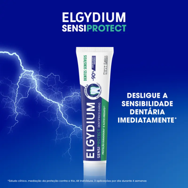 Elgydium Sensiprotect Gel Dentífrico Diário Dentes Sensíveis Esmalte 75ml